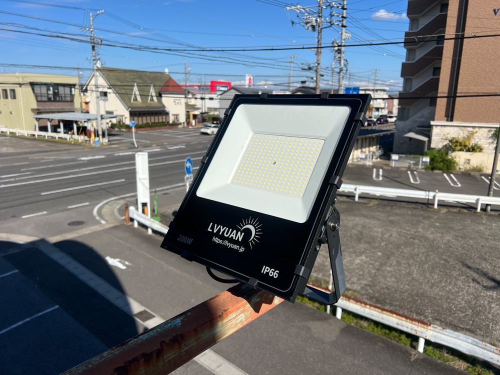 羽島市らーめん花月えん看板照明工事（株式会社3Lighting）